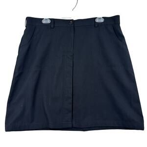 Callaway Golf Skort Womens Size 14 Black Built in Shorts Lining Casual Tennis
